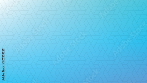 Geometric pattern background with light blue gradient