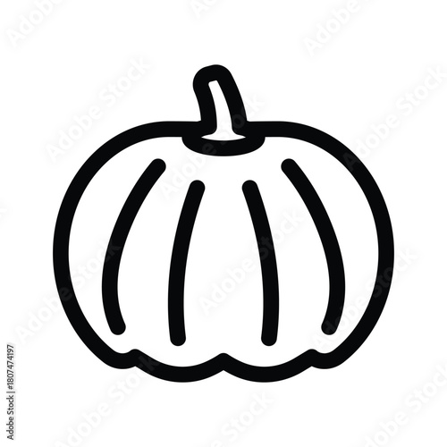 Pumpkin vegetable icon