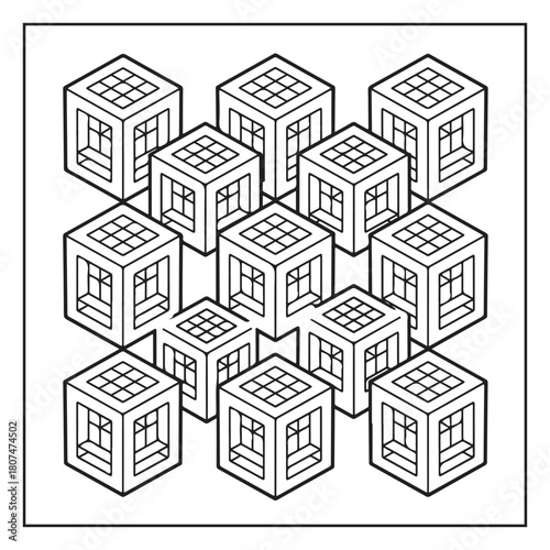 Satisfying Patterns Coloring Book