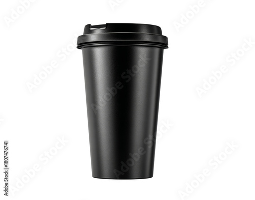 Wallpaper Mural Black Travel Tumbler with Lid isolated on a transparent background 3 Torontodigital.ca