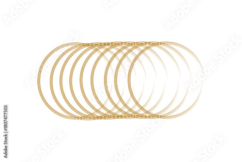 Neon Energy Ring Futuristic Glowing Yellow Light with Electric Sparks and Transparent Flash on Dark Background