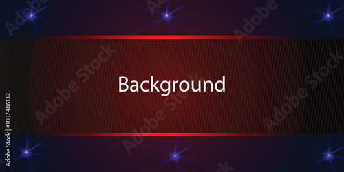 abstract metallic red shiny color black frame layout modern tech design vector template background. Modern graphic design element future style concept for banner,