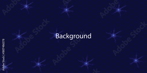 Futuristic perforated technology abstract background with yellow neon glowing lines. Vector banner design