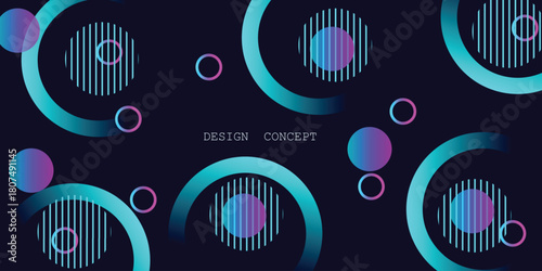 Abstract blue technology background with lines for modern concept of banner design template. Vector illustration. visual with tech vibes. Concept of technology, futurism, digital art.