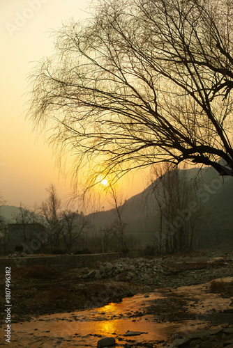 sunrise in china