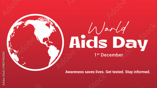 World AIDS Day Global Awareness Banner