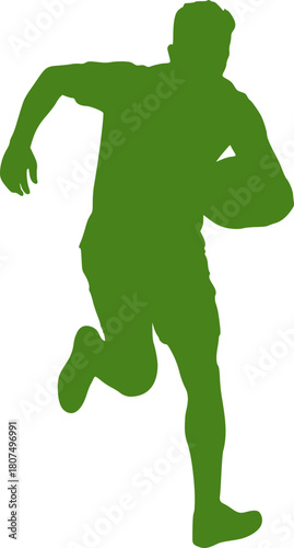 Creative design of rugby player