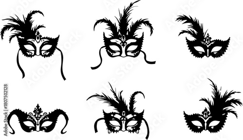 Elegant Masquerade Mask Collection