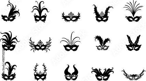 Elegant Masquerade Mask Collection