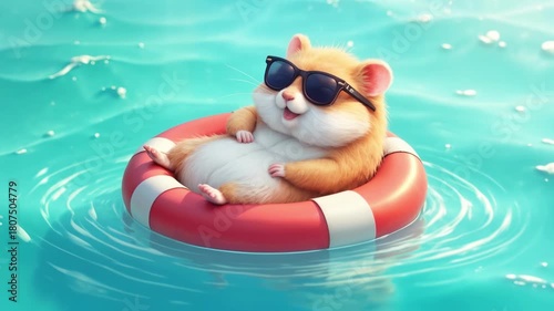 The Hamster Who Mastered the Art of Relaxation