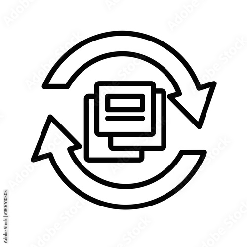 Version Control Icon representing Development & Programming Icons  