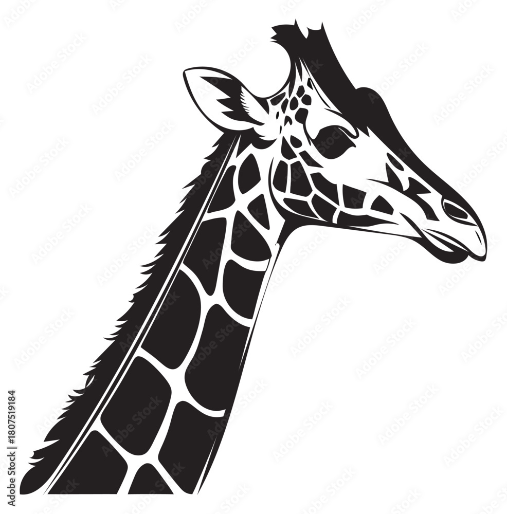 Naklejka premium Abstract geometric shape with vibrant color accents isolated on white background