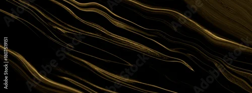 Panel kuchenny z motywem Marble texture wall surface black gold ink pattern graphic  background granite abstract light elegant grey for do floor plan ceramic counter texture tile black yellow background natural for paper.