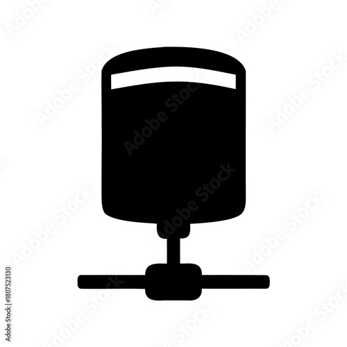 Network server icon with connectivity concept illustration Vector, illustration