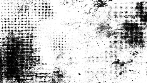 Distressed Texture with Dots and Grunge for Vintage Overlay Effects