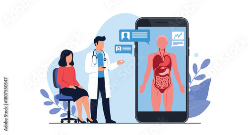 Stressed woman is angry and overwhelmed by the constant stream of social media notifications.