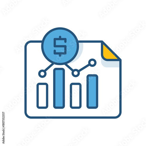 Stock Market vector icon