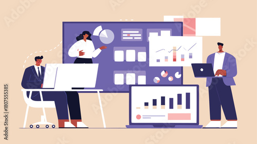 business meeting in office