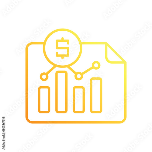 Stock Market vector icon