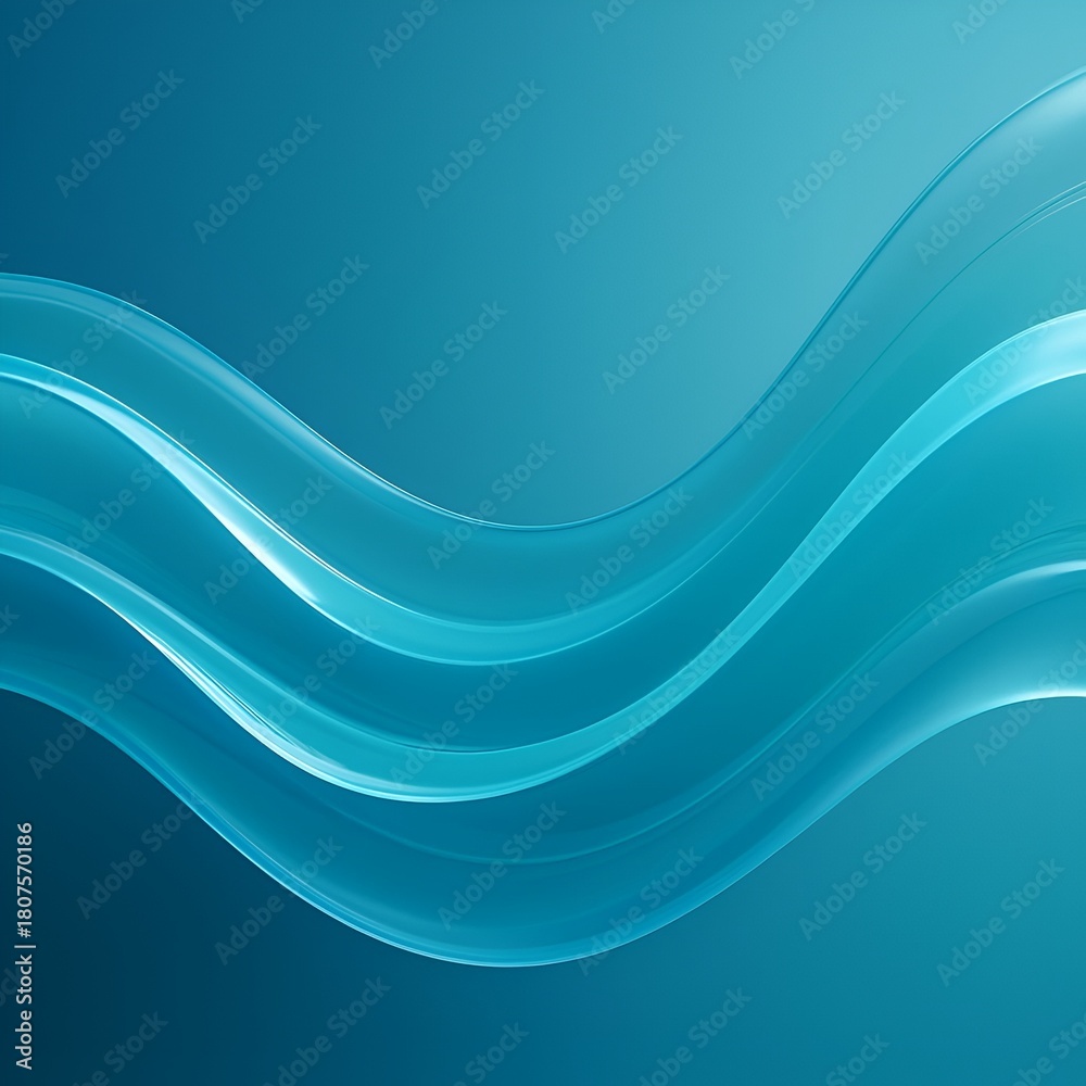 Fototapeta premium abstract blue wave background
