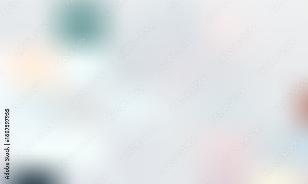 Obraz premium Soft pastel color blurs and shapes for abstract background design
