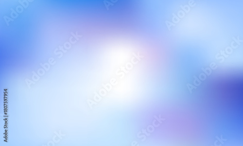 Tableau sur toile Soft blue and purple gradient background with bright light in the center