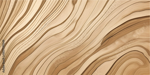 Natural brown wood grain texture pattern background on a hardwood timber surface