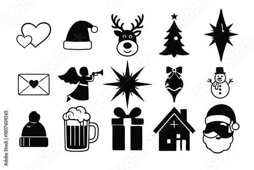 holiday occasion seasional Vector set