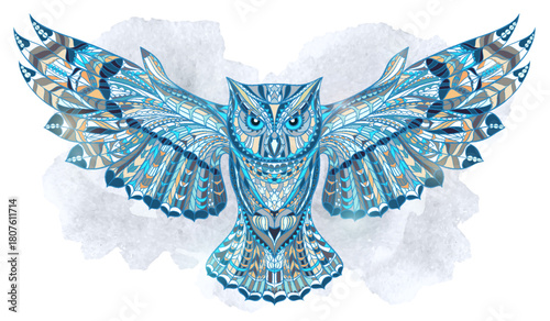 Patterned owl