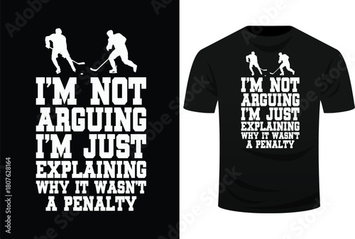 Ice Hockey Player Arguing Penalty Forward Defensemen Funny Svg Design