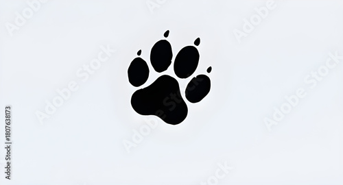 paw, print, animal, black, vector, bold, silhouette, emblem, icon, symbol, creature, wildlife, pet, domestic, wild, mammal, dog, cat, wolf, bear, fox, pattern, mark, trace, trail, step, foot, footmark