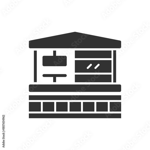 Railway Station Icon - Rail Station Icon