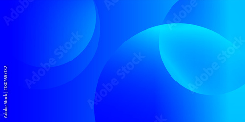 Abstract blue gradient background with smooth circular shapes and a modern design. Ideal for technology, digital, and futuristic themes