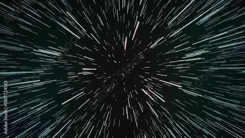 hyperspace jump accelerated jump accelerated flight through stars on solid background