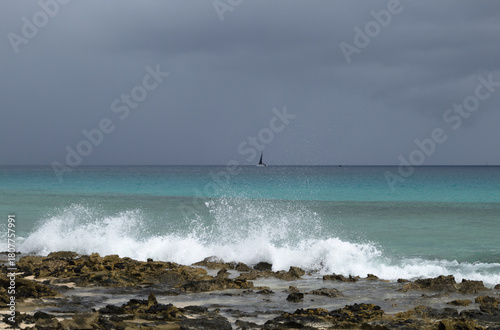 Fuerteventura, Canary Islands, beaches collectively called Grandes Playas on the edge of Nature Park Dunes of Corralejo
