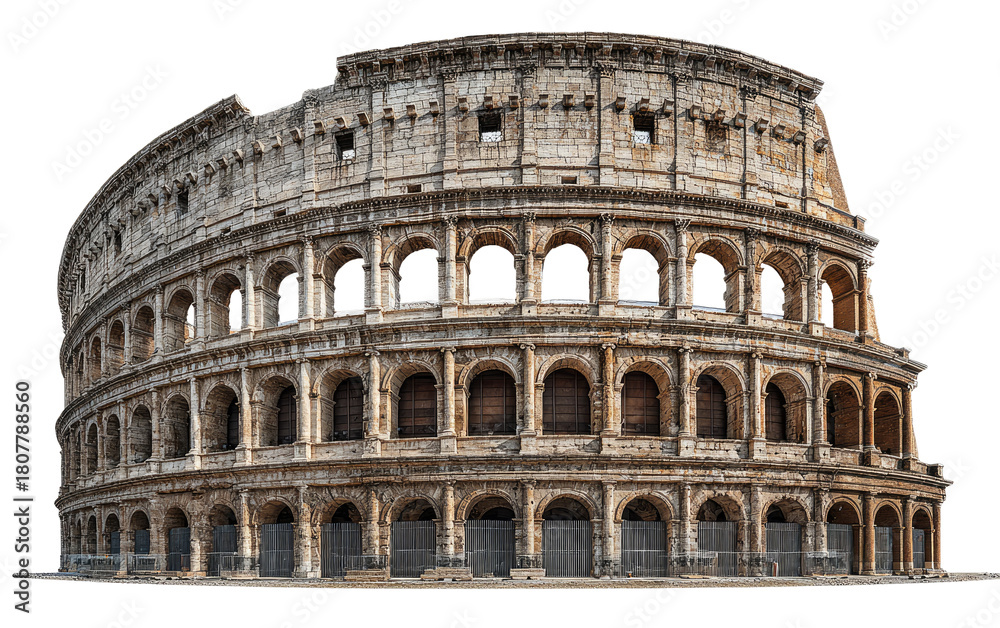 Fototapeta premium Ancient Roman Colosseum, full facade