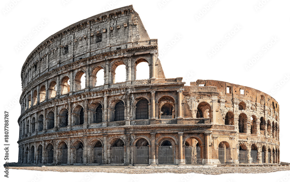 Fototapeta premium Ancient Roman Colosseum facade