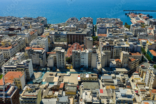 Fototapeta Naklejka Na Ścianę i Meble -  Kapani Market from Above. Urban Pulse and Tradition