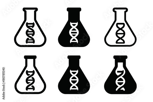 Biohacking Icons Set. Biohacking lifestyle. Line icon set of biohacking lifestyle: wearable tracker, dna helix, pill capsule, smart scale, blue light glasses,