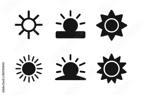 Artists' Collaborative Mural. A group of artists working together on a large community mural project. Icon set. Set Logo of Sunlight: Natural outdoor setting.