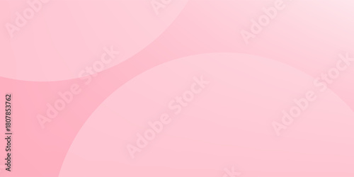 Abstract pink curve background, pink beauty dynamic wallpaper with circle shapes. Template banner background for beauty products, sales, ads, pages, events, web, and others