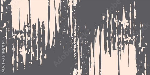Abstract grunge vector background. Monochrome composition of irregular shapes.