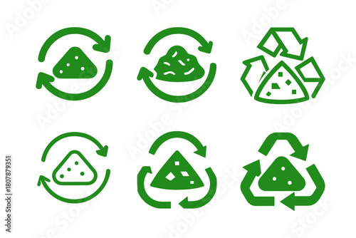 Eco Farming Logos. Eco-Friendly Farming Practices. Icon set. Set Logo of Eco-Friendly Farming: water drop nourishing plant. harmonious logo variations of the