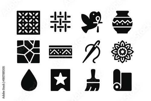 Cross-Cultural Icons Set. Cross-Cultural Communication. Line icon set of Cross-Cultural Communication: globe, chat bubble, hands, people, flag, book, document,