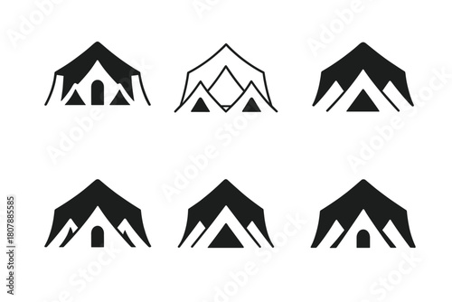 Disaster Recovery Icons. Architecture for disaster preparedness and recovery. Icon set. Set Logo of architecture for disaster preparedness and recovery: