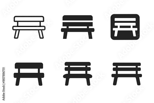 Urban Street Icons. Urban streets. Icon set. Set Logo of Urban streets: Traffic light. harmonious logo variations of the same emblematic concept, each with