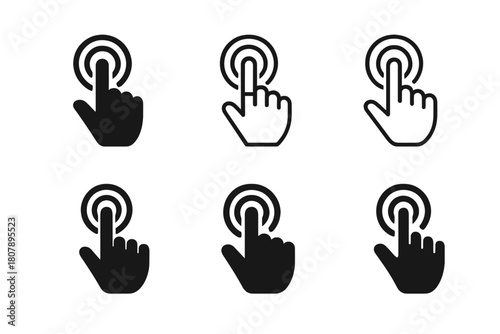 Accessible UI Icon Set. Accessible user interface (UI) design. Icon set. Set Logo of accessible user interface (UI) design: universal design grid. harmonious