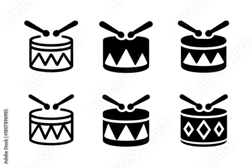 Carnival Emblem Variations. Carnival celebration. Icon set. Set Logo of carnival celebration: dancing silhouette. harmonious logo variations of the same