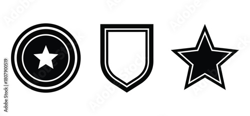 vector illustration of a shield