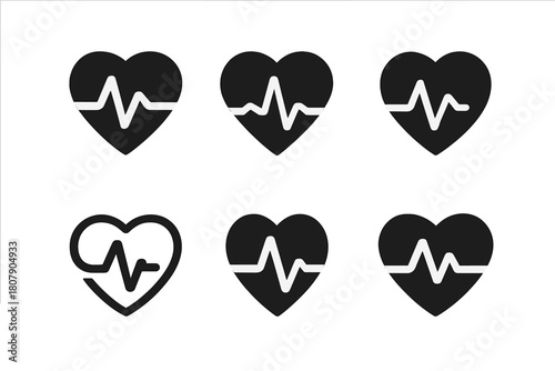 First Date Logos. First date experiences. Icon set. Set Logo of romantic meeting: two coffee cups facing each other. harmonious logo variations of the same